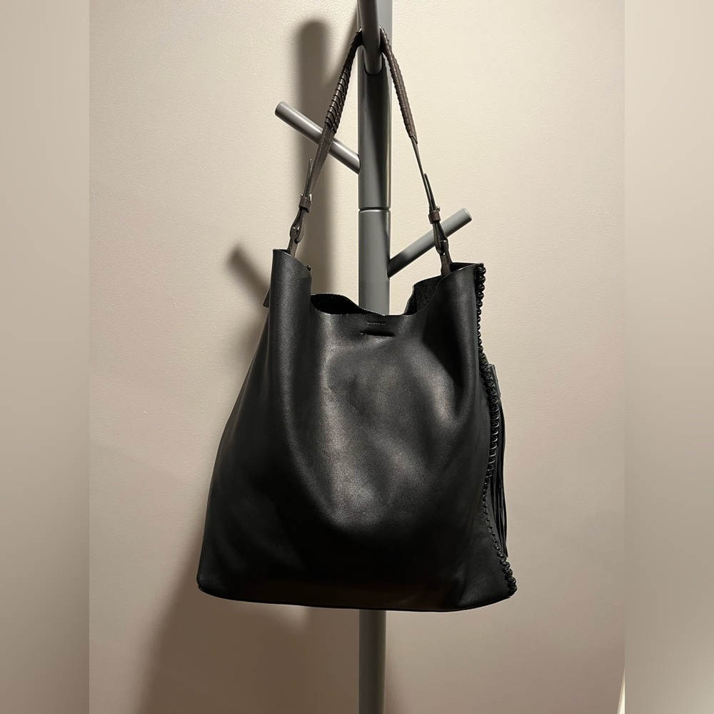 ALLSAINTS ‘Pearl’ Hobo Leather Bag - Picture 14 of 15